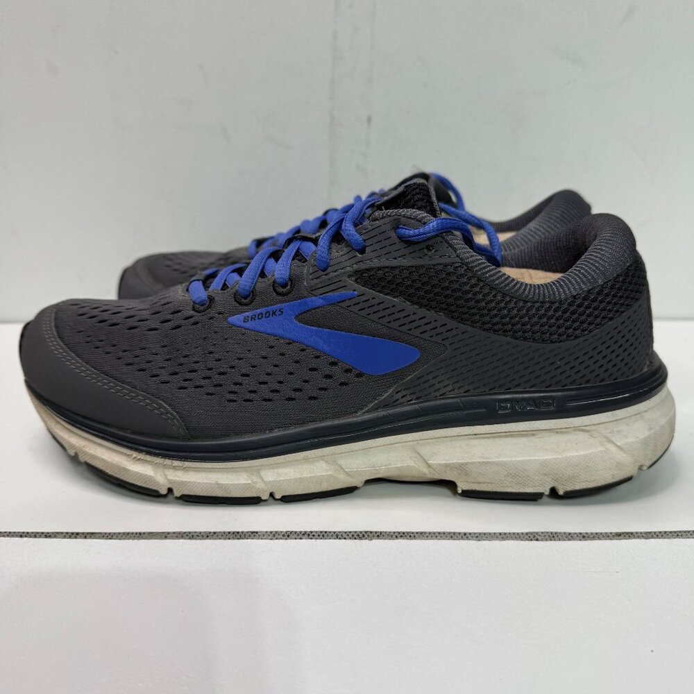 Brooks Dyad 10 Womens Size 9 Medium Gray & Blue Running Shoes